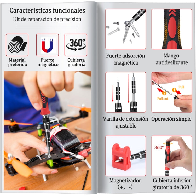 115 in 1 Precision Screw Driver Mobile Phone Computer Disassembly Maintenance Tool Set(Purple) - Screwdriver Set by buy2fix | Online Shopping UK | buy2fix