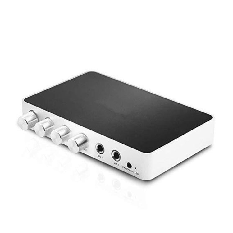 KM200 Portable Digital Stereo Audio Echo System Machine HDMI Karaoke Mixer Amplifier 4K/2K TV PC Home Theater - Microphone Audio Cable & Connector by buy2fix | Online Shopping UK | buy2fix