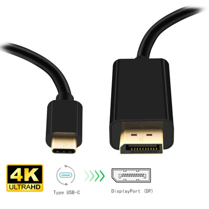4K 60Hz Type-C to DP DisplayPort Connecting DP Adapter Cable, Cable Length: 1.8m by buy2fix