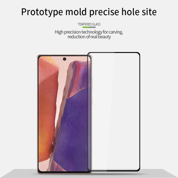 For Samsung Galaxy Note20 PINWUYO 9H 2.5D Full Screen Tempered Glass Film（Ultrasonic fingerprint unlock）(Black) - Galaxy Note20 Cases by PINWUYO | Online Shopping UK | buy2fix