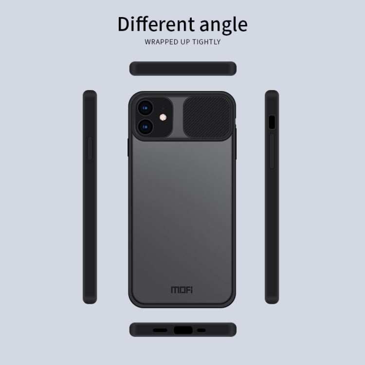 For iPhone 12 mini MOFI Xing Dun Series Translucent Frosted PC + TPU Privacy Anti-glare Shockproof All-inclusive Protective Case(Black) - iPhone 12 mini Cases by MOFI | Online Shopping UK | buy2fix