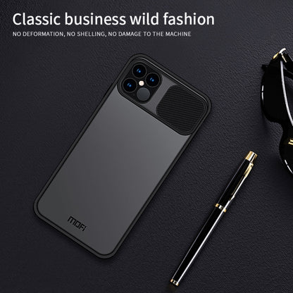For iPhone 12 / 12 Pro MOFI Xing Dun Series Translucent Frosted PC + TPU Privacy Anti-glare Shockproof All-inclusive Protective Case(Green) - iPhone 12 / 12 Pro Cases by MOFI | Online Shopping UK | buy2fix