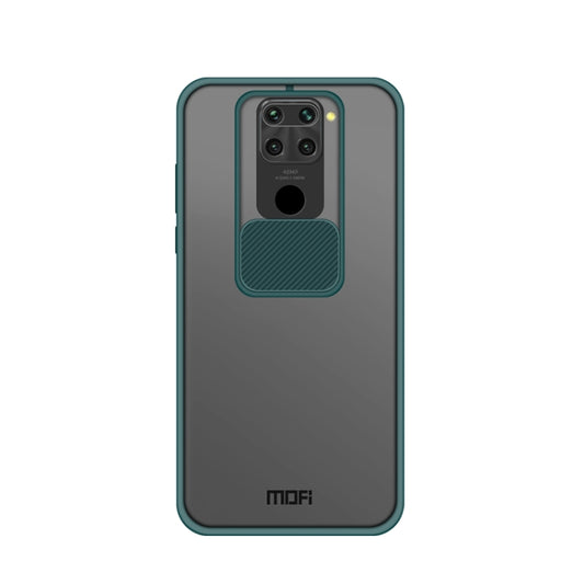For Xiaomi Redmi Note 9 / 10X 4G MOFI Xing Dun Series Translucent Frosted PC + TPU Privacy Anti-glare Shockproof All-inclusive Protective Case(Green) - Xiaomi Cases by MOFI | Online Shopping UK | buy2fix