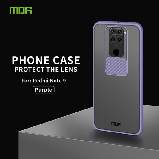 For Xiaomi Redmi Note 9 / 10X 4G MOFI Xing Dun Series Translucent Frosted PC + TPU Privacy Anti-glare Shockproof All-inclusive Protective Case(Purple) - Xiaomi Cases by MOFI | Online Shopping UK | buy2fix