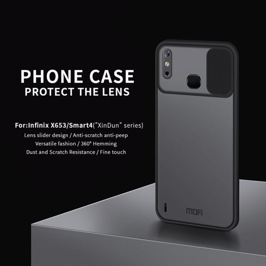 For Infinix X653 / Smart 4 MOFI Xing Dun Series Translucent Frosted PC + TPU Privacy Anti-glare Shockproof All-inclusive Protective Case(Green) - Infinix Cases by idewei | Online Shopping UK | buy2fix