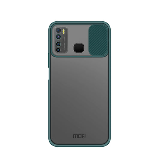 For Infinix X656 / HOT9 / Note7 Lite MOFI Xing Dun Series Translucent Frosted PC + TPU Privacy Anti-glare Shockproof All-inclusive Protective Case(Green) - Infinix Cases by idewei | Online Shopping UK | buy2fix