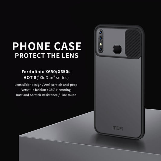 For Infinix X650 / X650C / HOT8 / HOT8Lite MOFI Xing Dun Series Translucent Frosted PC + TPU Privacy Anti-glare Shockproof All-inclusive Protective Case(Green) - Infinix Cases by idewei | Online Shopping UK | buy2fix