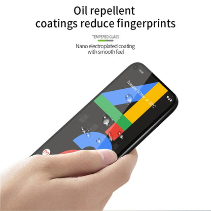 For Google Pixel4a PINWUYO 9H 2.5D Full Screen Tempered Glass Film(Black) - Google Tempered Glass by PINWUYO | Online Shopping UK | buy2fix