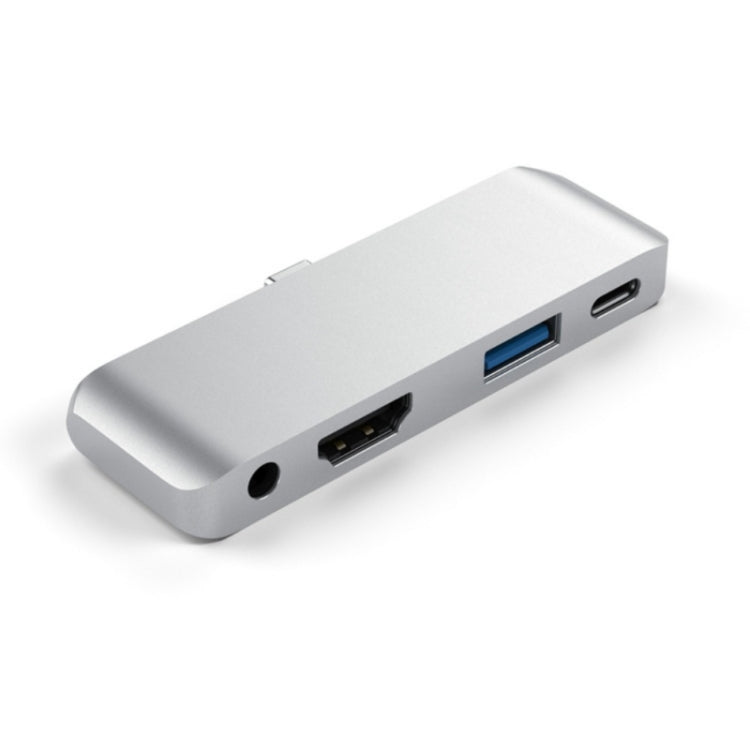 4 in 1 Type-C / USB-C to HDMI + AUX + USB + PD Type-C / USB-C HUB Adapter Multifunction HD Dock - USB HUB by buy2fix | Online Shopping UK | buy2fix