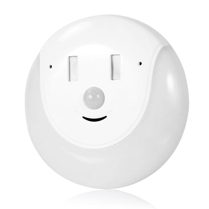 USB Charging Light & Human Body Sensing Control Smile Magnetic Night Light(Warm white light) - Night Lights by buy2fix | Online Shopping UK | buy2fix