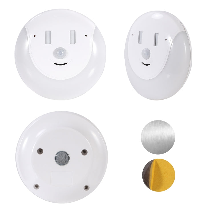 USB Charging Light & Human Body Sensing Control Smile Magnetic Night Light(Warm white light) - Night Lights by buy2fix | Online Shopping UK | buy2fix