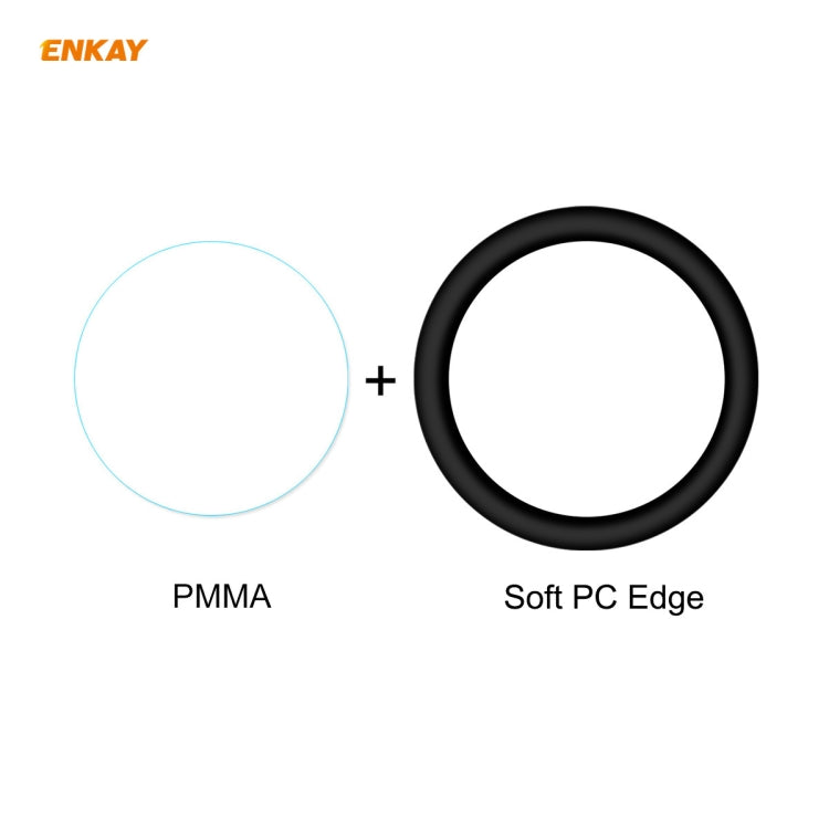 For Samsung Galaxy Active 2 40mm 2 PCS ENKAY Hat-Prince 3D Full Screen Soft PC Edge + PMMA HD Screen Protector Film - Screen Protector by ENKAY | Online Shopping UK | buy2fix