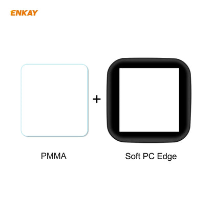 For Fitbit Versa 2 2 PCS ENKAY Hat-Prince 3D Full Screen Soft PC Edge + PMMA HD Screen Protector Film - Screen Protector by ENKAY | Online Shopping UK | buy2fix