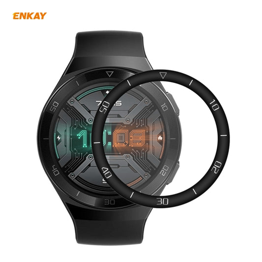 For Huawei Watch GT 2e 46mm ENKAY Hat-Prince 3D Full Screen Soft PC Edge + PMMA HD Screen Protector Film(With Scale) - Screen Protector by ENKAY | Online Shopping UK | buy2fix