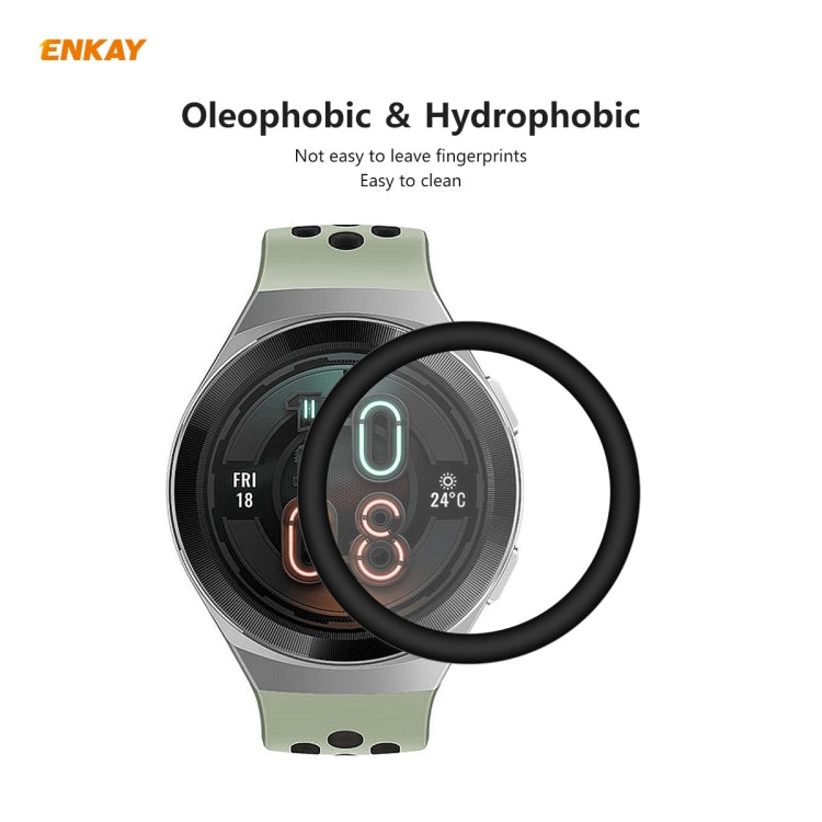 For Huawei Watch GT 2e 46mm ENKAY Hat-Prince 3D Full Screen Soft PC Edge + PMMA HD Screen Protector Film(Without Scale) - Screen Protector by ENKAY | Online Shopping UK | buy2fix