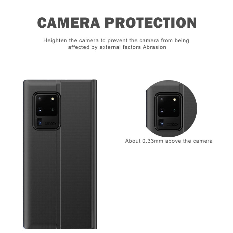 For Samsung Galaxy Note20 Plain Texture Cloth Attraction Flip Holder Leather Phone Case(Dark Blue) by buy2fix