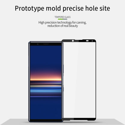 For Sony Xperia5 II PINWUYO 9H 2.5D Full Screen Tempered Glass Film(Black) - Sony Tempered Glass by PINWUYO | Online Shopping UK | buy2fix