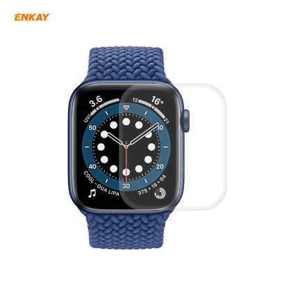 For Apple Watch Series 6/5/4/SE 40mm ENKAY Hat-Prince 3D Full Screen PET Curved Hot Bending HD Screen Protector Film(Transparent) - Watch Cases by ENKAY | Online Shopping UK | buy2fix