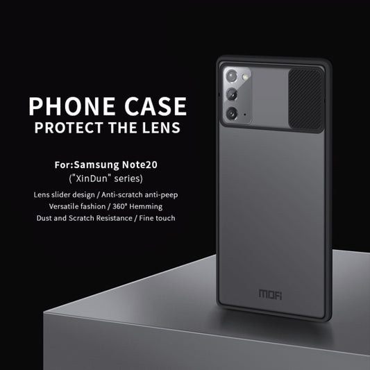 For Samsung Galaxy Note20 MOFI Xing Dun Series Translucent Frosted PC + TPU Privacy Anti-glare Shockproof All-inclusive Protective Case(Green) - Galaxy Note20 Ultra Cases by MOFI | Online Shopping UK | buy2fix