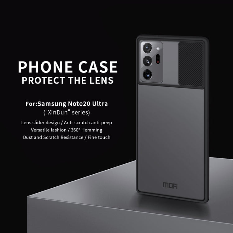 For Samsung Galaxy Note20 Ultra MOFI Xing Dun Series Translucent Frosted PC + TPU Privacy Anti-glare Shockproof All-inclusive Protective Case(Green) - Galaxy Note20 Ultra Cases by MOFI | Online Shopping UK | buy2fix