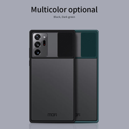 For Samsung Galaxy Note20 Ultra MOFI Xing Dun Series Translucent Frosted PC + TPU Privacy Anti-glare Shockproof All-inclusive Protective Case(Green) - Galaxy Note20 Ultra Cases by MOFI | Online Shopping UK | buy2fix