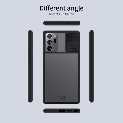 For Samsung Galaxy Note20 Ultra MOFI Xing Dun Series Translucent Frosted PC + TPU Privacy Anti-glare Shockproof All-inclusive Protective Case(Green) - Galaxy Note20 Ultra Cases by MOFI | Online Shopping UK | buy2fix