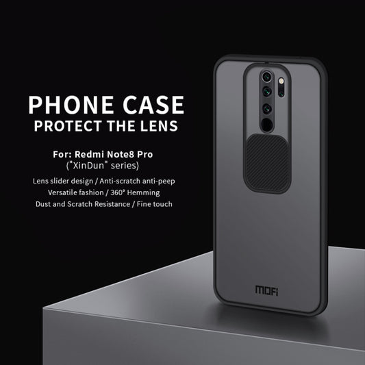 For Xiaomi Redmi Note8 Pro MOFI Xing Dun Series Translucent Frosted PC + TPU Privacy Anti-glare Shockproof All-inclusive Protective Case(Green) - Xiaomi Cases by MOFI | Online Shopping UK | buy2fix