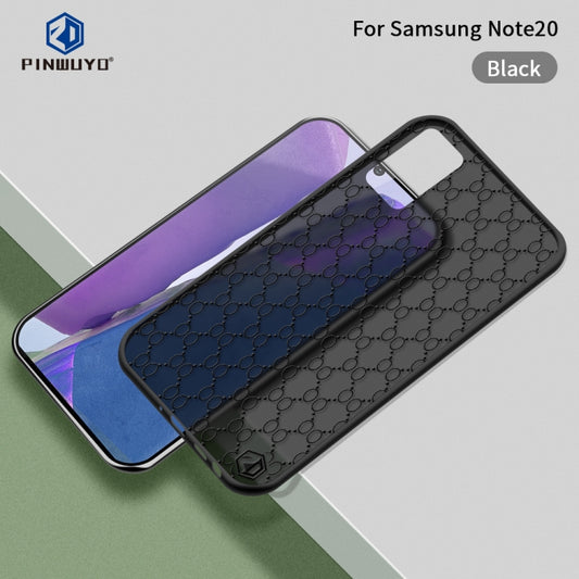 For Samsung Galaxy Note20 PINWUYO Series 2 Generation PC + TPU Waterproof and Anti-drop All-inclusive Protective Case(Black) - Galaxy Note20 Cases by PINWUYO | Online Shopping UK | buy2fix