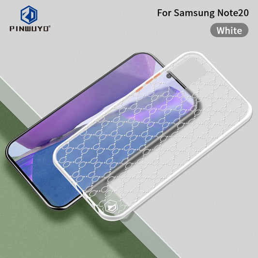 For Samsung Galaxy Note20 PINWUYO Series 2 Generation PC + TPU Waterproof and Anti-drop All-inclusive Protective Case(White) - Galaxy Note20 Cases by PINWUYO | Online Shopping UK | buy2fix