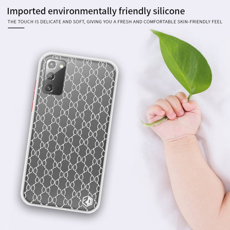 For Samsung Galaxy Note20 PINWUYO Series 2 Generation PC + TPU Waterproof and Anti-drop All-inclusive Protective Case(White) - Galaxy Note20 Cases by PINWUYO | Online Shopping UK | buy2fix