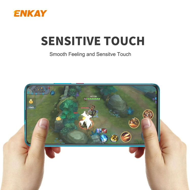 For Samsung Galaxy A42 5G ENKAY Hat-Prince 0.26mm 9H 2.5D Curved Edge Tempered Glass Film by ENKAY