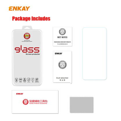 For Samsung Galaxy A42 5G ENKAY Hat-Prince 0.26mm 9H 2.5D Curved Edge Tempered Glass Film by ENKAY