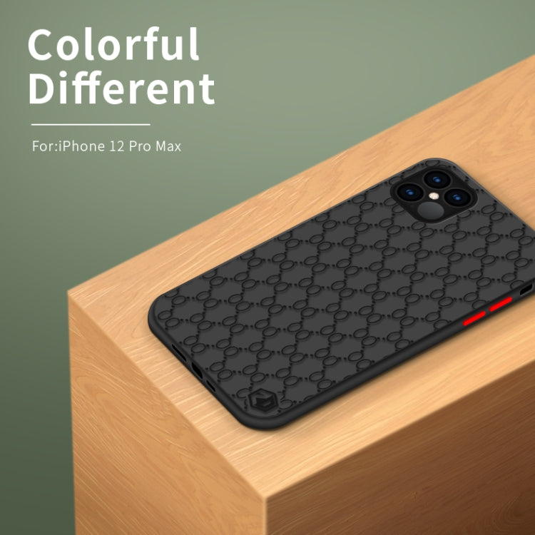 For iPhone 12 Pro Max PINWUYO Series 2 Generation PC + TPU Anti-drop All-inclusive Protective Case(Black) - iPhone 12 Pro Max Cases by PINWUYO | Online Shopping UK | buy2fix