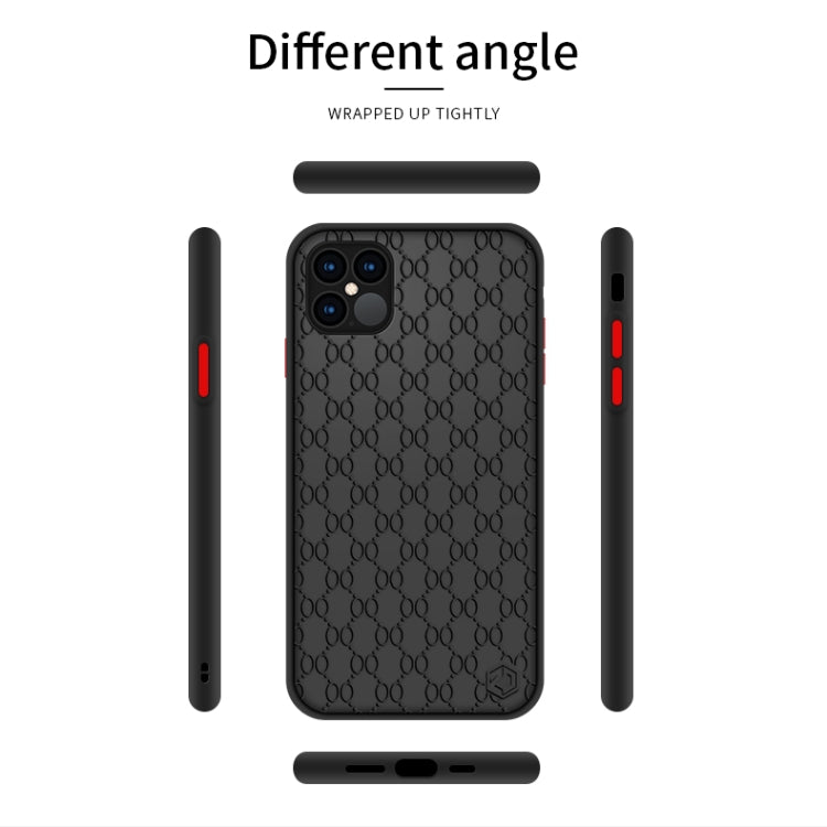 For iPhone 12 Pro Max PINWUYO Series 2 Generation PC + TPU Anti-drop All-inclusive Protective Case(Red) - iPhone 12 Pro Max Cases by PINWUYO | Online Shopping UK | buy2fix