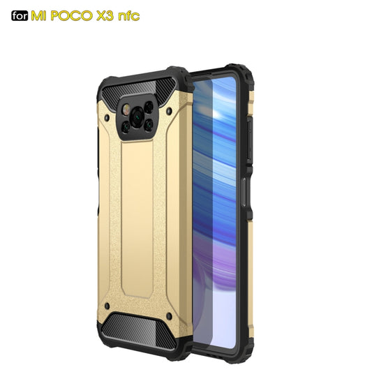 For Xiaomi Poco X3 NFC Magic Armor TPU + PC Combination Case(Gold) - Xiaomi Cases by buy2fix | Online Shopping UK | buy2fix