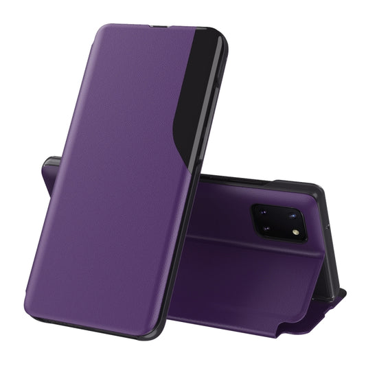 For Samsung Galaxy A81 / Note10 Lite / M60s Attraction Flip Holder Leather Phone Case(Purple) by buy2fix