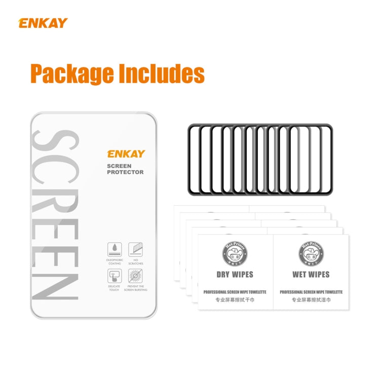 10 PCS For Huawei Honor Watch ES ENKAY Hat-Prince 3D Full Screen Soft PC Edge + PMMA HD Screen Protector Film - Screen Protector by ENKAY | Online Shopping UK | buy2fix