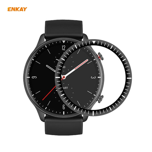 1 PCS For Amazfit GTR 2 ENKAY Hat-Prince 3D Full Screen Soft PC Edge + PMMA HD Screen Protector Film - Screen Protector by ENKAY | Online Shopping UK | buy2fix