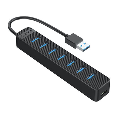 ORICO TWU3-7A-BK 7-Port USB 3.0 HUB - USB 3.0 HUB by ORICO | Online Shopping UK | buy2fix