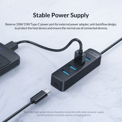 ORICO TWU3-7A-BK 7-Port USB 3.0 HUB - USB 3.0 HUB by ORICO | Online Shopping UK | buy2fix