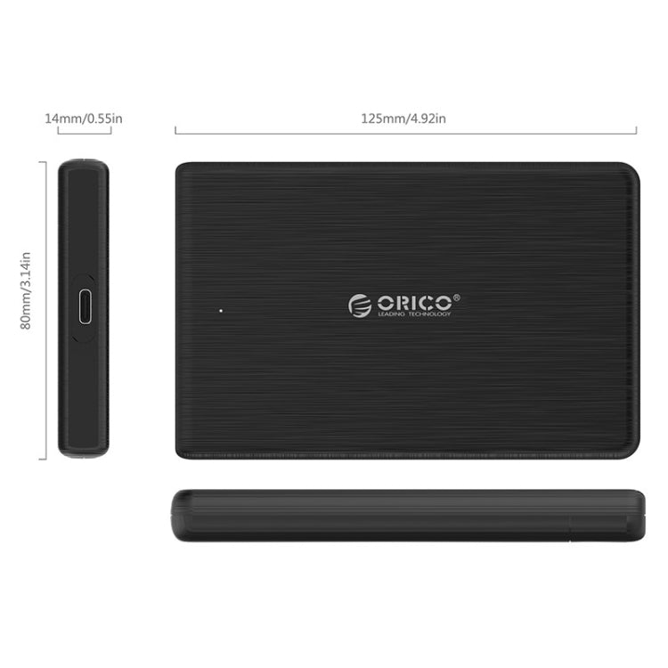 ORICO 2189C3 2.5 inch Type-C Hard Drive Enclosure - HDD Enclosure by ORICO | Online Shopping UK | buy2fix