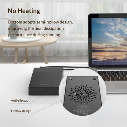 ORICO 3599U3 2.5 / 3.5-Inch Portable Hard-Drive Enclosure, EU Plug - HDD Enclosure by ORICO | Online Shopping UK | buy2fix