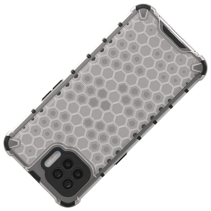For OPPO A93 4G Shockproof Honeycomb PC + TPU Case(White) - OPPO Cases by buy2fix | Online Shopping UK | buy2fix