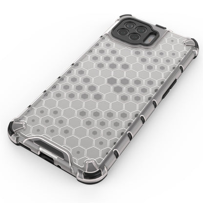 For OPPO A93 4G Shockproof Honeycomb PC + TPU Case(White) - OPPO Cases by buy2fix | Online Shopping UK | buy2fix