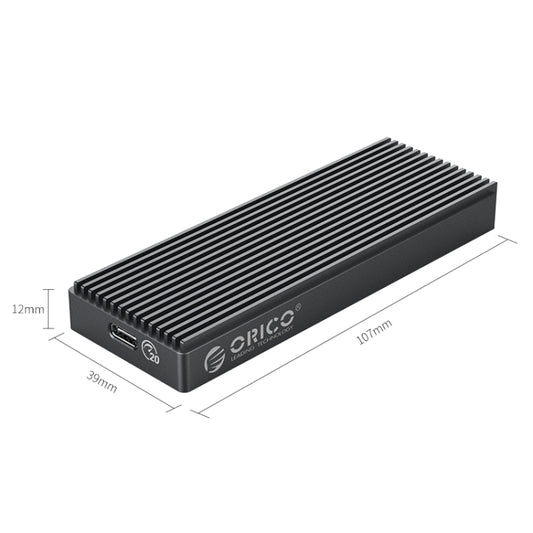ORICO M2PAC3-G20 USB3.2 20Gbps M.2 NVMe SSD Enclosure - HDD Enclosure by ORICO | Online Shopping UK | buy2fix