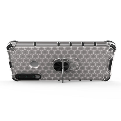 For Huawei Y7p 2020 Shockproof Honeycomb PC + TPU Ring Holder Protection Case(Blue) - Huawei Cases by buy2fix | Online Shopping UK | buy2fix