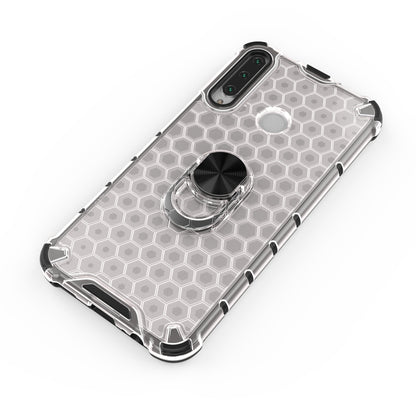 For Huawei Y7p 2020 Shockproof Honeycomb PC + TPU Ring Holder Protection Case(Blue) - Huawei Cases by buy2fix | Online Shopping UK | buy2fix