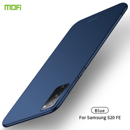 For Samsung Galaxy S20 FE MOFI Frosted PC Ultra-thin Hard Case(Blue) - Galaxy S20 FE Cases by NILLKIN | Online Shopping UK | buy2fix