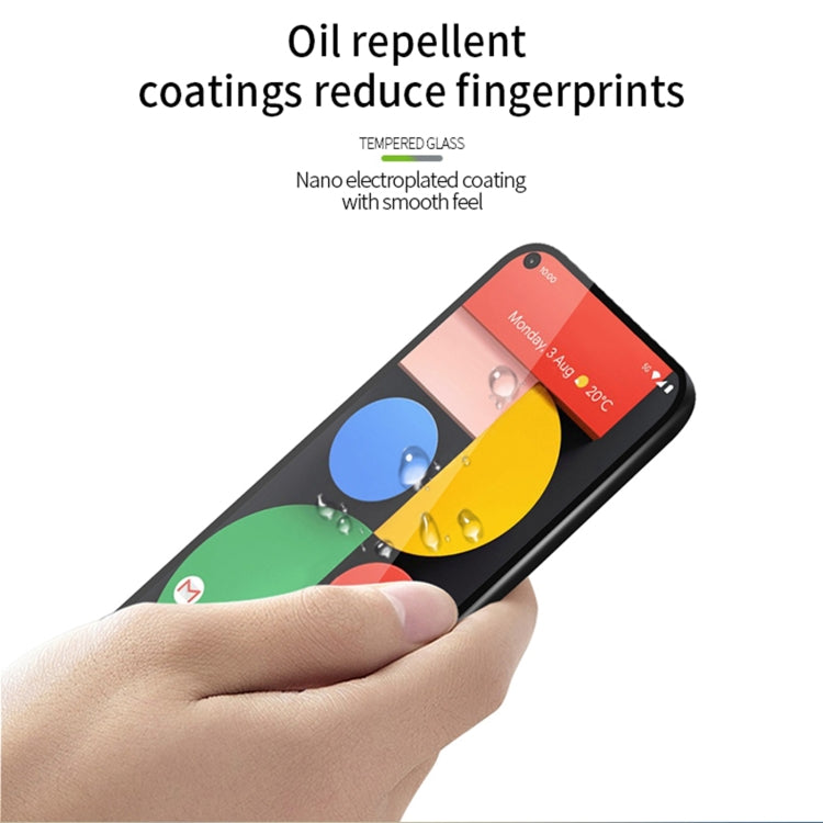 For Google Pixel 5 PINWUYO 9H 2.5D Full Screen Tempered Glass Film(Black) -  by PINWUYO | Online Shopping UK | buy2fix