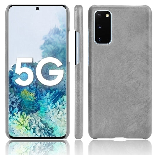 For Samsung Galaxy S20 FE Shockproof Litchi Texture PC + PU Case(Gray) - Galaxy S20 FE Cases by NILLKIN | Online Shopping UK | buy2fix